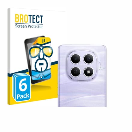 BROTECT - Screenprotector voor Xiaomi Redmi Note 15 5G (ALLEEN Camera) - Folie Beschermfolie transparant 6 Stuks