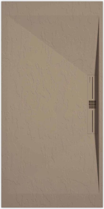 Sanifun douchebak Stone Side Moka Slate 1400 x 800 P