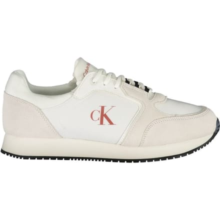 Calvin Klein Witte Polyurethaan Heren Sneaker