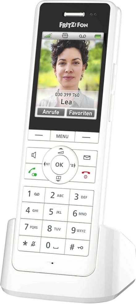 Draadloze DECT Telefoon voor Thuis - Zwart