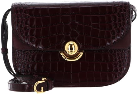 FURLA Leren schoudertas Sfera Crossbody Round Ribes g wijnrood