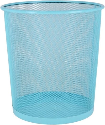 Kantoor prullenbak/papiermand 12 liter Rood - Papier afvalbakken