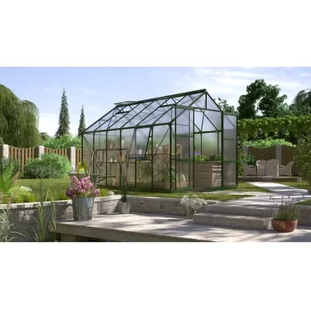 Vitavia Kweekkas Jupiter 9900 - Polycarbonaat 6mm - Smaragd - 257x383x248cm