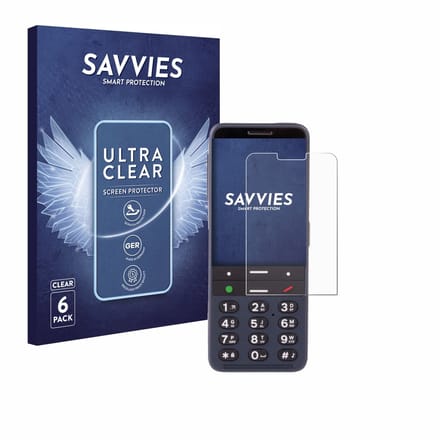 Savvies - Screenprotector voor BlindShell Classic 3 - Folie Beschermfolie transparant 6 Stuks