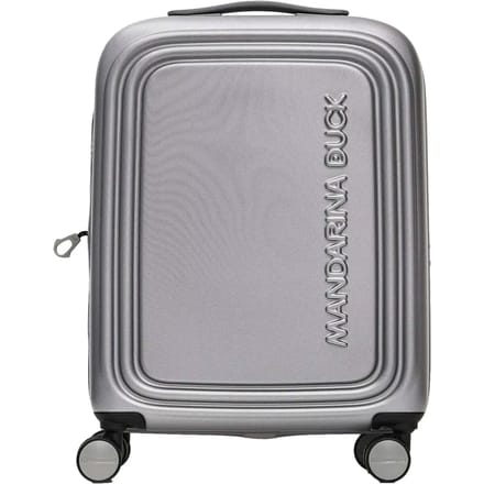 MANDARINA DUCK Logoduck + Expandable Cabin Trolley Silver Zilverkleurig 52cm