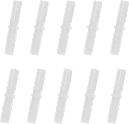 10pcs hose connector 6mm, plastic hose tulip fitting, hose nipple, hose connector adapter, pipe connector, splicer - ShopVlot