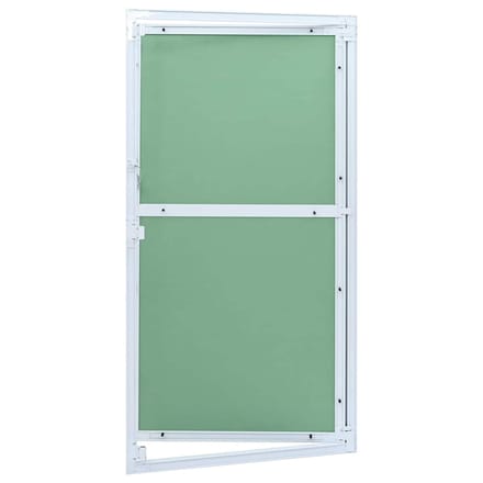 vidaXL - Access - Panel - Groen - en - Zilver - 55 - x - 105 - cm - Aluminium - en - Gipsplaat
