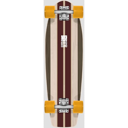 Long Island Longboards Stripe 26"X7.5" Complete patroon