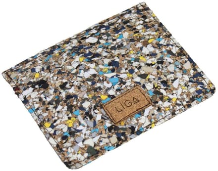 LIGA - Beach Clean Pashouder - Kurk - Multicolor -