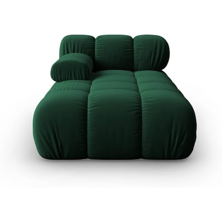 Modulair-chaise longue Tropea links velvet | Milo Casa