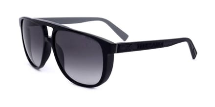 Trussardi STR385 Shiny black 58/15/145 MAN Zonnebrillen