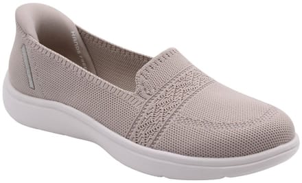 Skechers -Dames - taupe - ballerina's & mocassins - maat 41