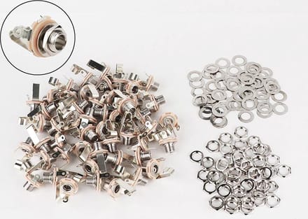 Switchcraft SC-11/50 Bulk Pack – 50 stuks 1/4 Mono Input Jacks