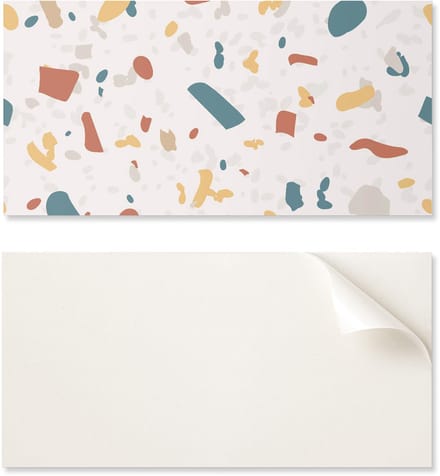 Decoratief paneel met grafische elementen, 100x50 cm, abstract patroon met vormen.