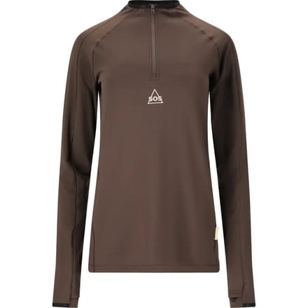 Trainingsshirt met halve rits voor dames SOS Timberline