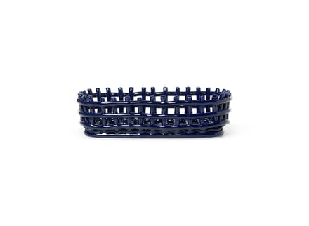 Ferm Living Keramiek mandje - blauw