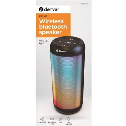 Denver BTL-63 Zwarte Bluetooth Speaker Radio's, speakers en muziekspelers