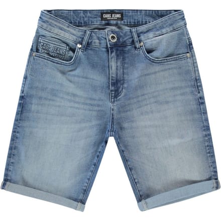 Cars Falcon short bleached uaed blue denim