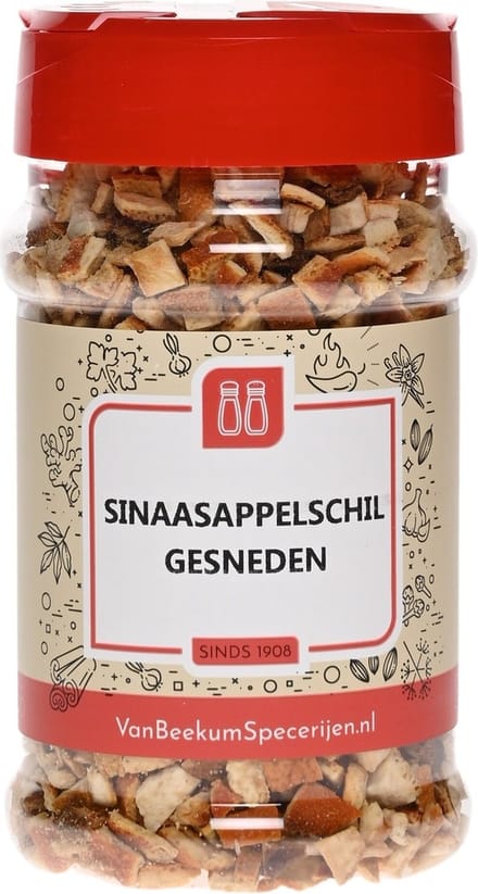 Van Beekum Specerijen - Sinaasappelschil Gesneden - Strooibus 75 Gram