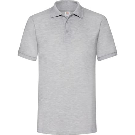 Fruit of the Loom Heren 65/35 Zwaargewicht Poloshirt (Heide Grijs)