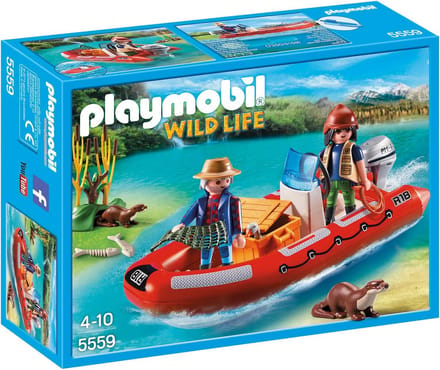 Rubberboot met Avonturiers Speelset vanaf 4 Jaar