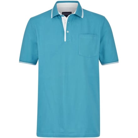 Babista herren Poloshirt - 58 - turquoise - Plus Size