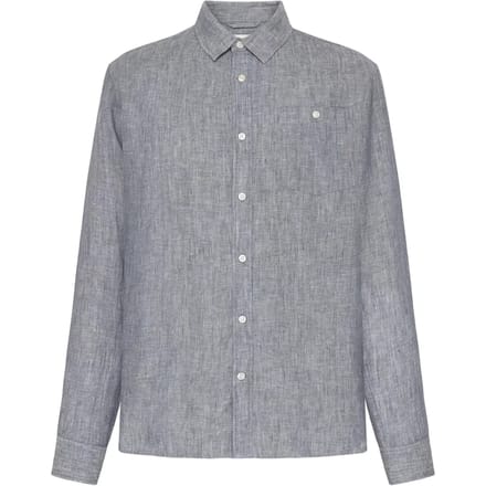 Reguliere lange mouwen linnen overhemd KnowledgeCotton Apparel