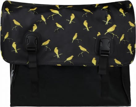 BECK Classic - Dubbele Fietsstas - Gold Birds - 46L