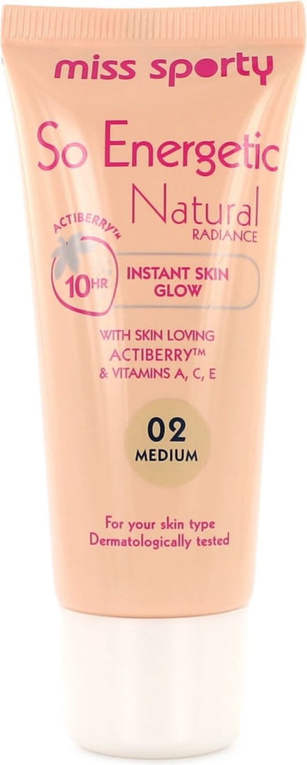 Miss Sporty So Energetic Natural Radiance Foundation - 02 Medium