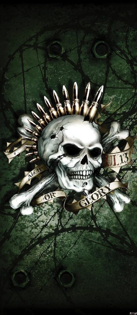 Alchemy Skull Ammunition Photo Wallcovering