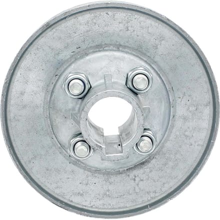 AL-KO Serie - Geribbeld Poelie Wiel - 115mm - 25mm - Aluminium