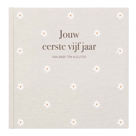 Writemoments Jouw eerste vijf Jaar - Opgroeiboek 0-5 Jaar - Madeliefjes
