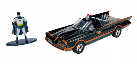 Jada Batman Klassieke TV-serie Batmobile met Figuur