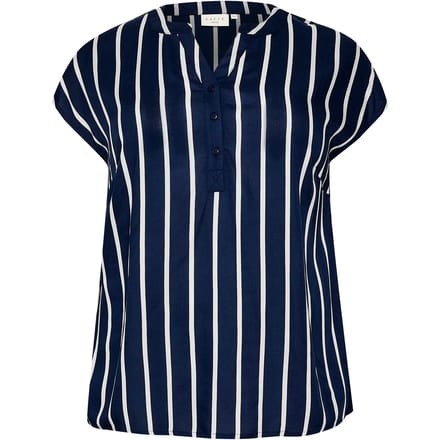Vrouwenblouse KAFFE Curve Sida Wing Sl
