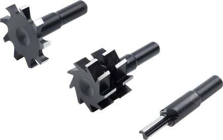 wolfcraft - Universele Frees set 4 delig - Boormachine Frees - Freesset - 3254000
