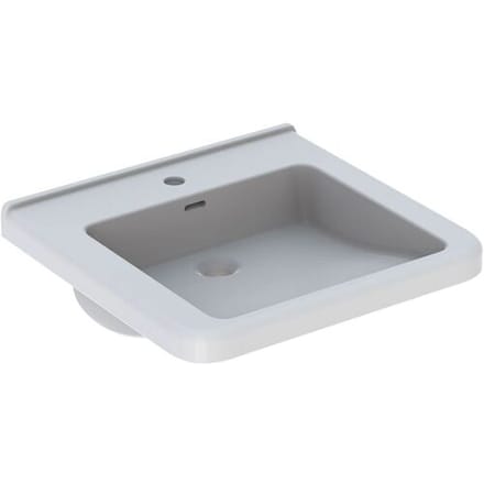 Geberit Renova Comfort Square washbasin 55 cm, barrier-free 128555000