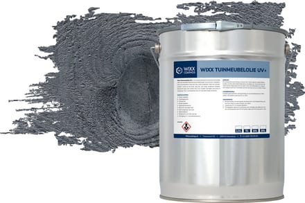Wixx Tuinmeubel Olie UV+ - 1L - Antraciet