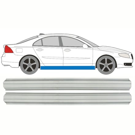 Reparatie dorpel voor Volvo S80 2006-2016 / Links = Rechts (symmetrisch) / Set