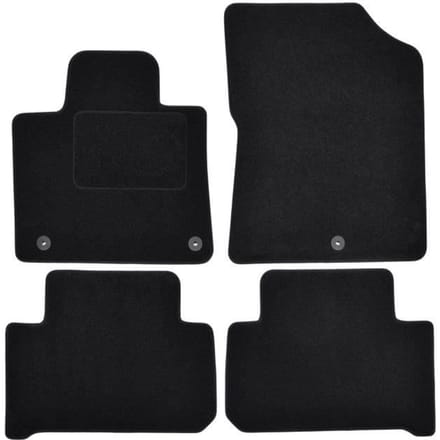 Vloermatten - KIA - Sorento - Zwart velours - 4 stuks - Precieze pasvorm