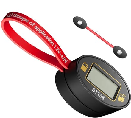 Batterij Tester - Batterijmeter Analyzer - Huishoudelijk Gebruik - Universeel Batterij Testen - Compact Formaat - Zwart