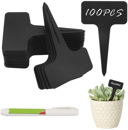 Dailygoods- Plantenbordjes 100 stuks - Waterdichte Kunststof