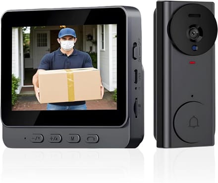 White-Label® Deurbellen met Camera - Video Deurbel - Draadloos - Full HD