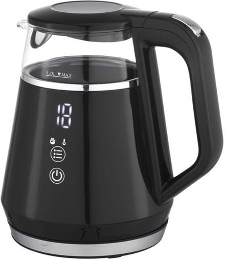 Digitale ketel - LIVOO - DOD212N - 1100 W - 1 L - 360° bodem - Zwart