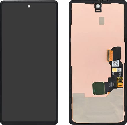 Google, Volledig Display Original Geschikt voor Google Pixel 6a LCD Scherm met Frame en Touchscreen, Zwart