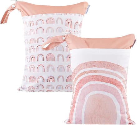 Set van 2 Waterdichte Luiertassen voor Natte Luiers en Kleding