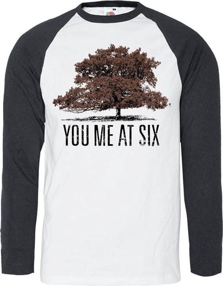 You Me At Six - Tree Longsleeve shirt - M - Wit/Zwart