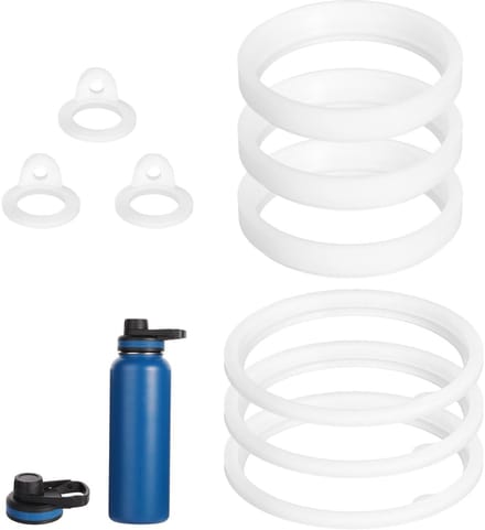 Dailygoods- Waterflespakkingen 9st - Siliconen - Vervangende