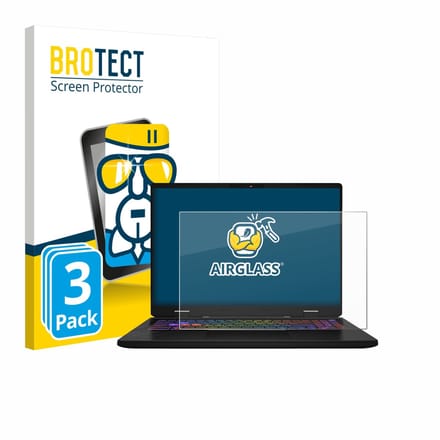 Screenprotector 3 Stuks voor MSI Vector 16 HX AI Beschermglas transparant