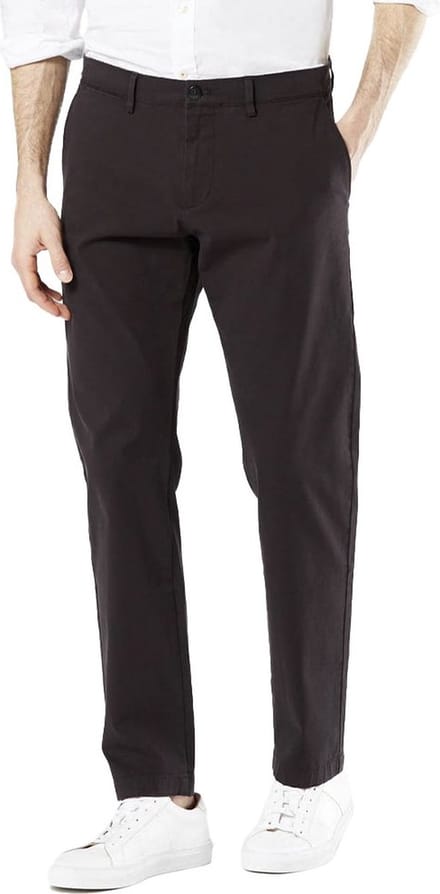 Dockers Crafted Khaki Slim Tapered Fit Broek Zwart 30 / 34 Man