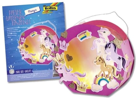 Roze Paardje Lamp Maakpakket